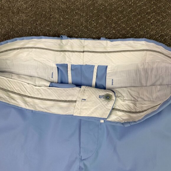 RLX Ralph Lauren Shorts Men's Size 35 Blue Golf Flat Front - Picture 5 of 11